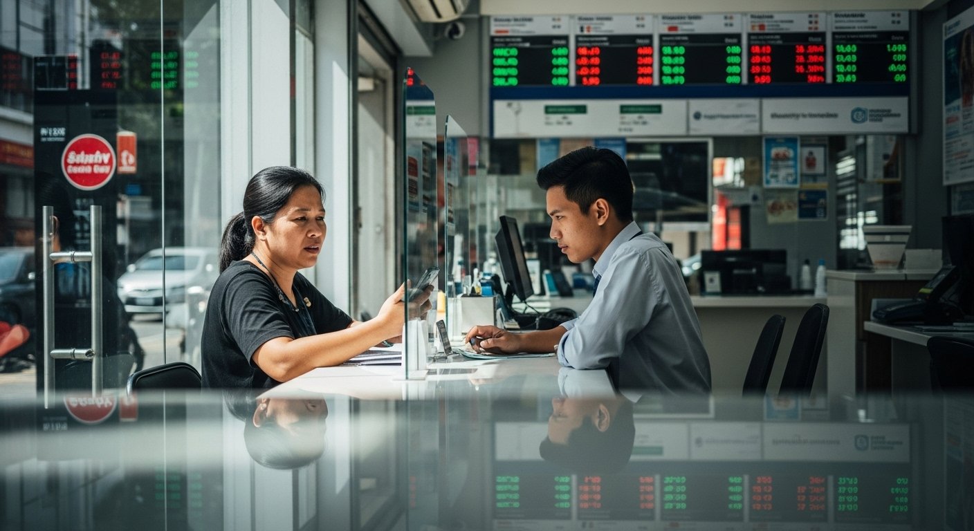 Inside a remittance shop a customer learns her transfer has been delayed. Regulators say even small breakdowns in AML controls can ripple quickly through entire networks, freezing legitimate funds along the way.